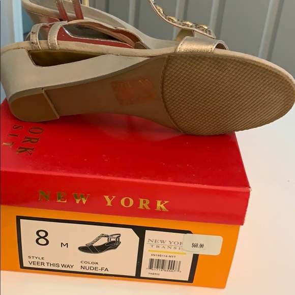 New York Transit (Veer This Way) Wedge Sandals - Picture 7 of 7